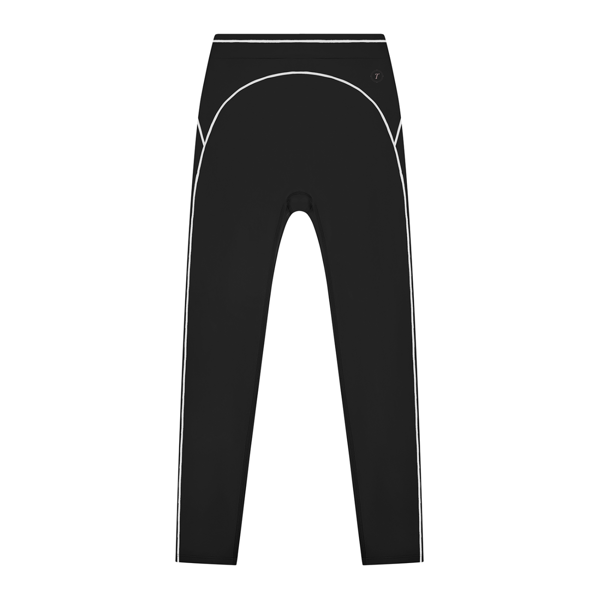 T-ToP Women's High Rise Topstitching Leggings