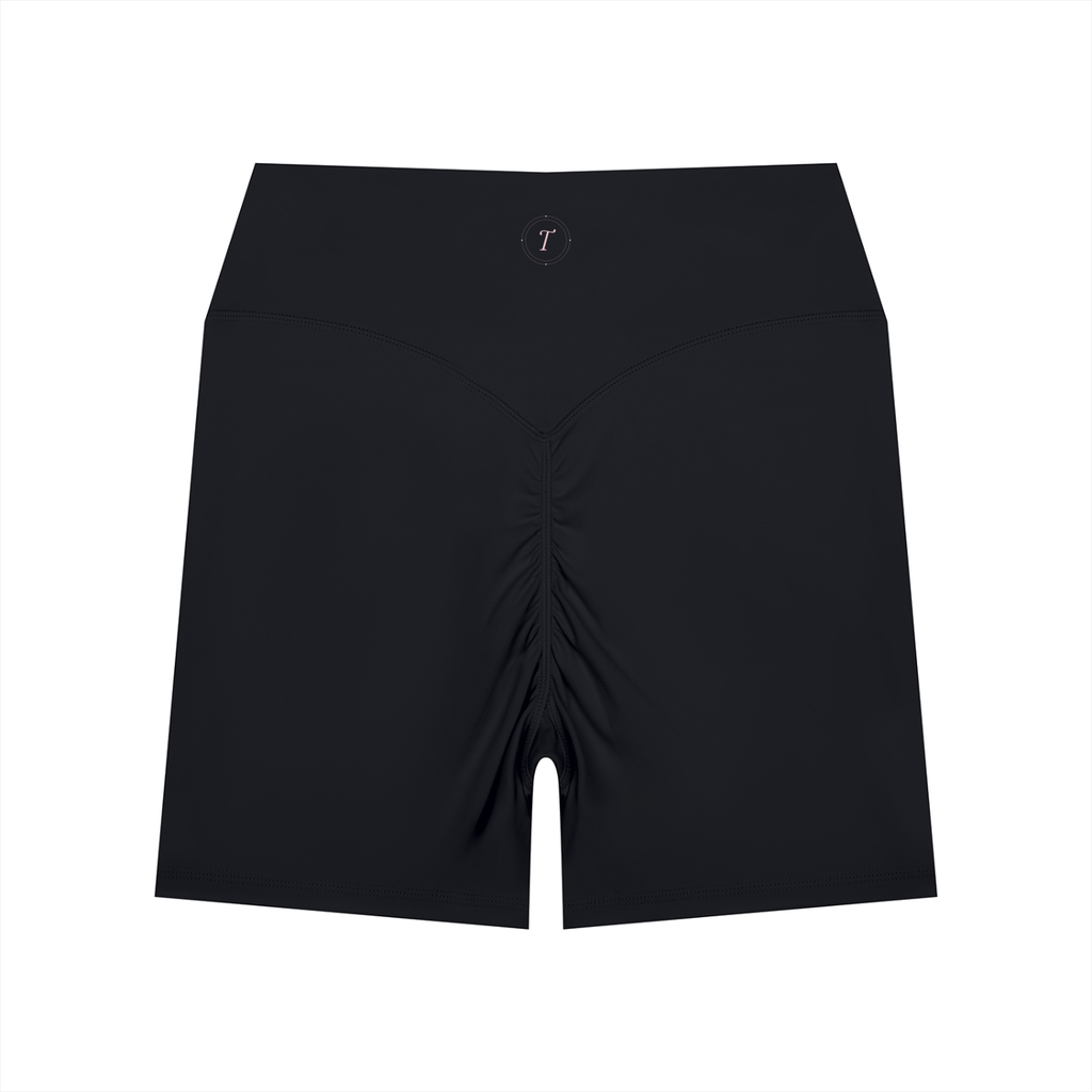 T-ToP Women’s High Waisted Yoga Biker Shorts