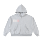 T-ToP Fleeced Full-Zip Boxy Hoodie