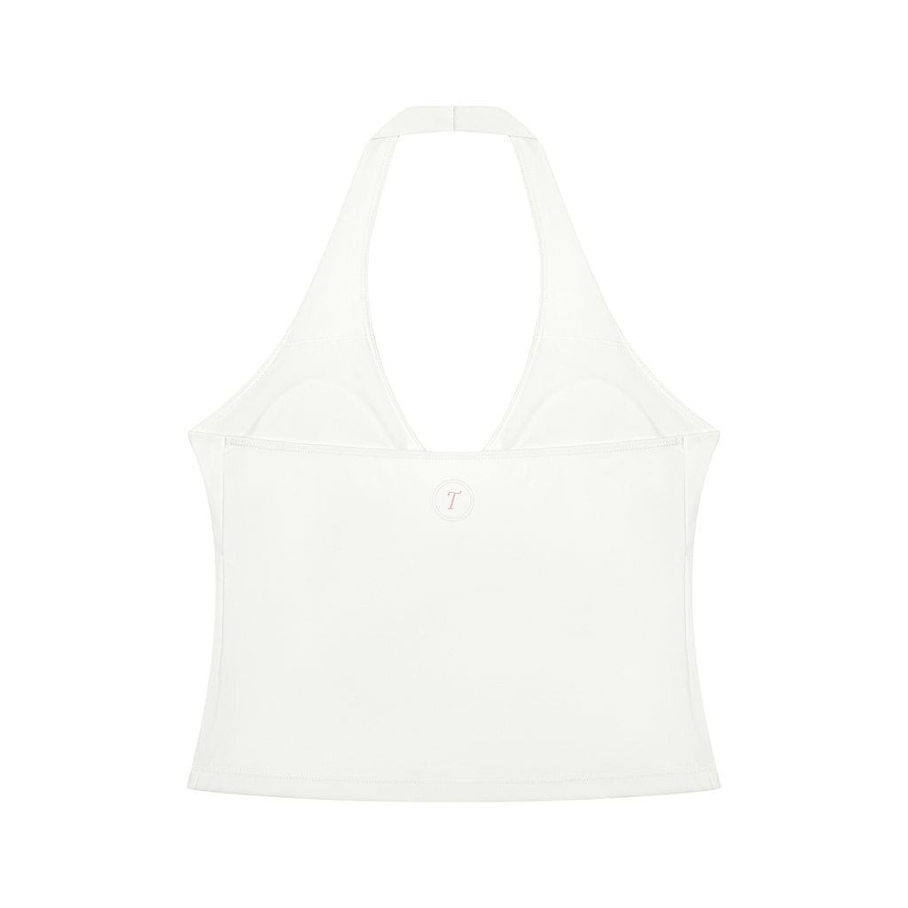 Women’s Ruched Halter Yoga Tank Top