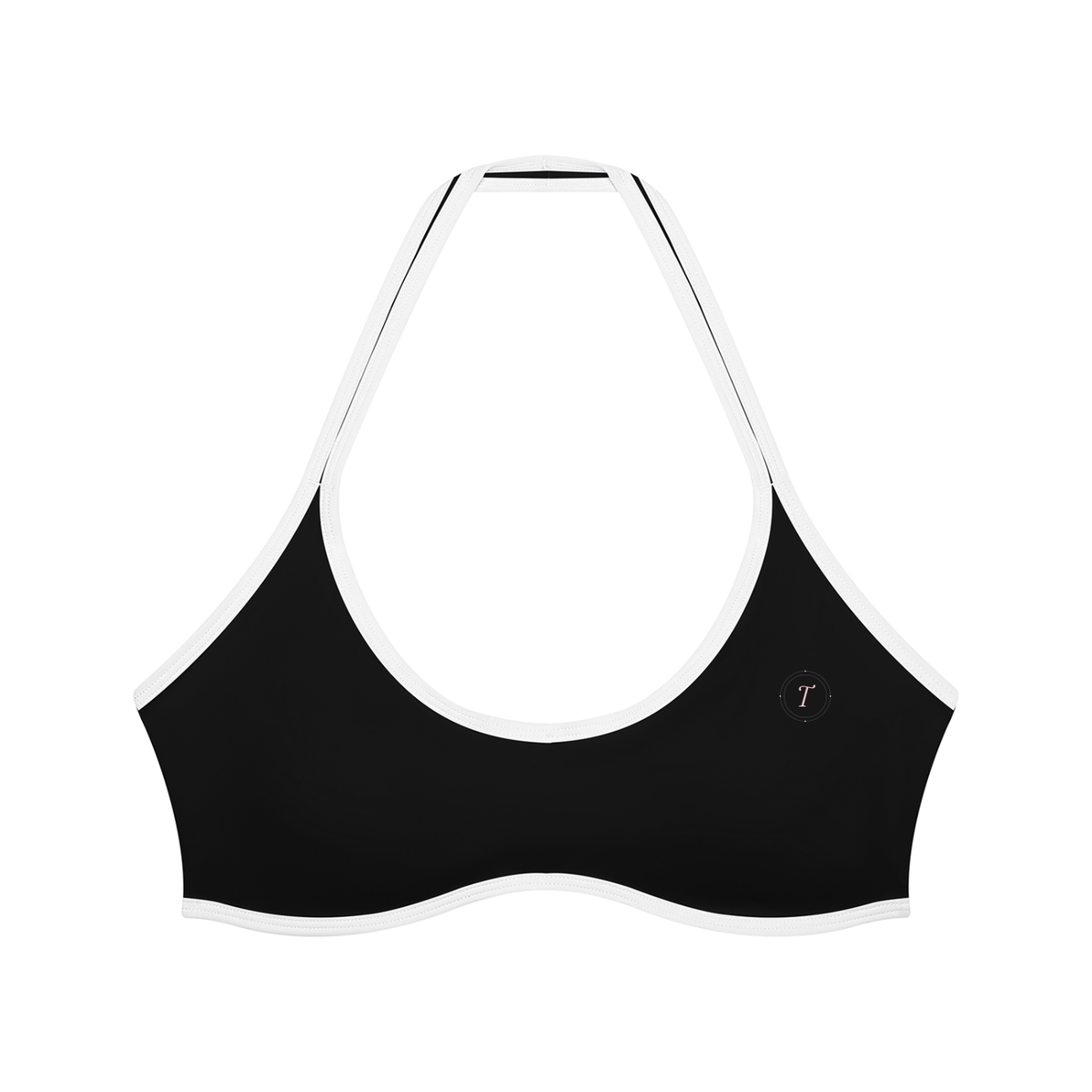Women's Halter Color Block Yoga Sports Bra