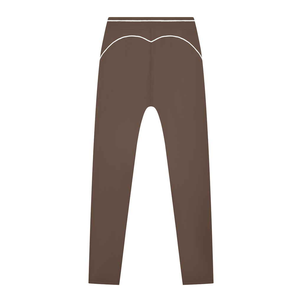 T-ToP Women's High Rise Topstitching Leggings