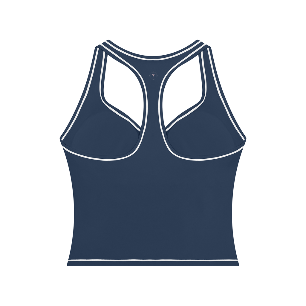 T-ToP Women’s Topstitching Yoga Tank Top