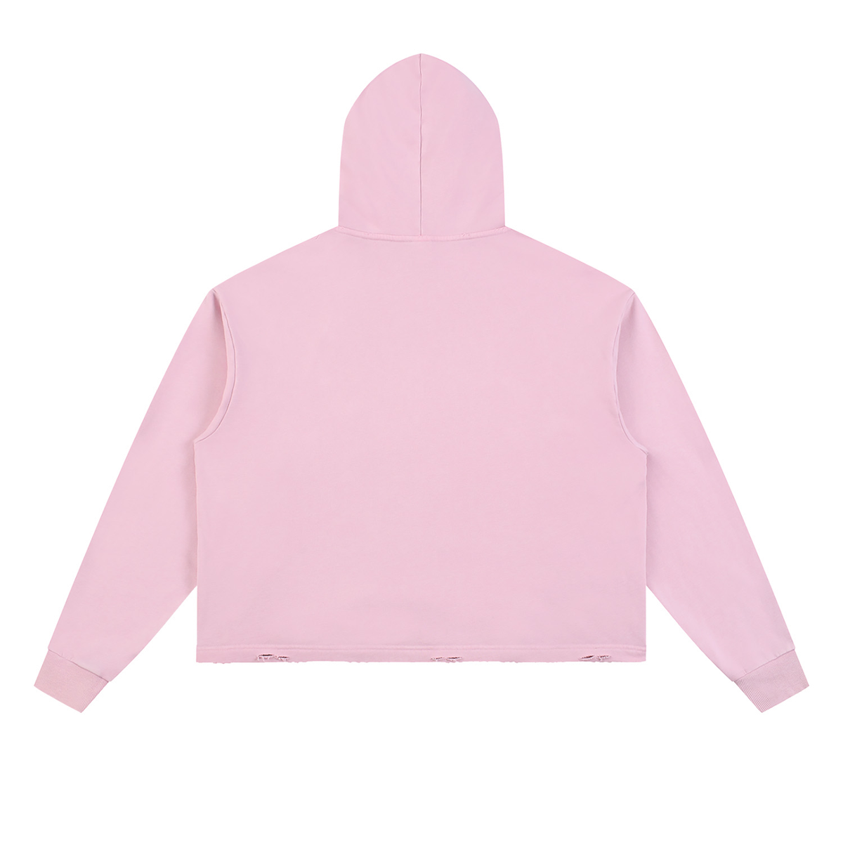 Phases Vintage Washed Frayed-Hem Hoodie
