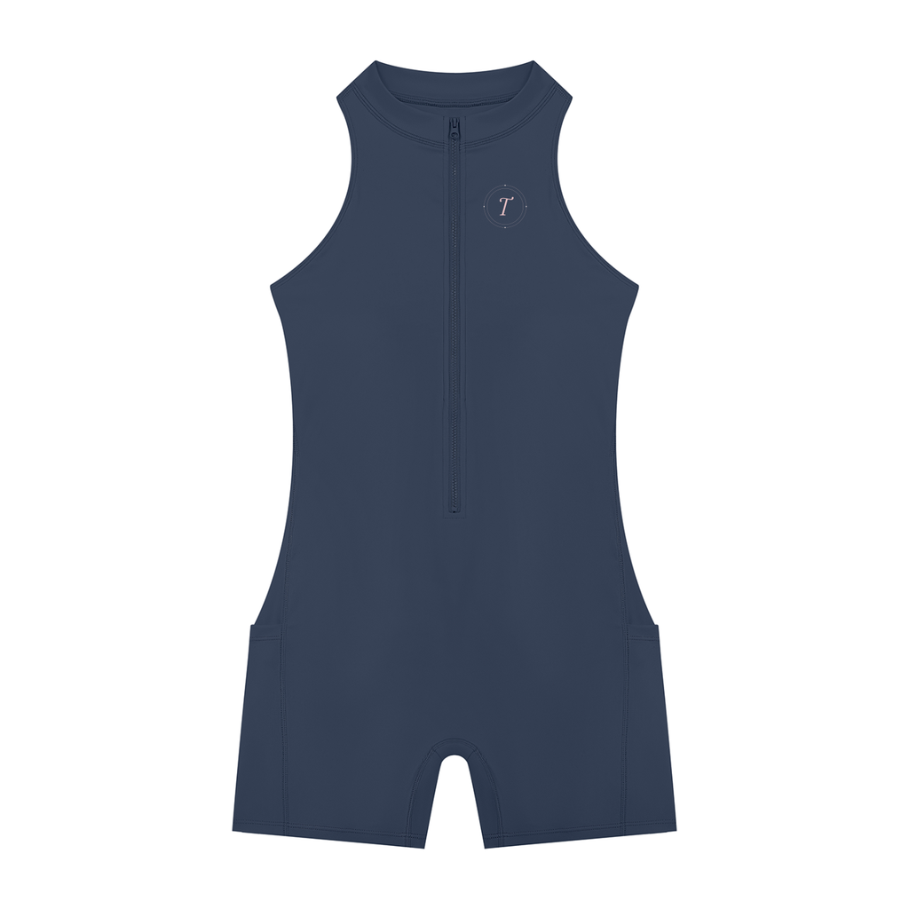 Women’s Quarter-Zip Yoga Romper
