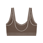 T-ToP Women’s Topstitching Yoga Sports Bra