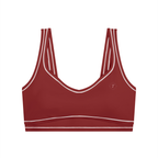 T-ToP Women’s Topstitching Yoga Sports Bra