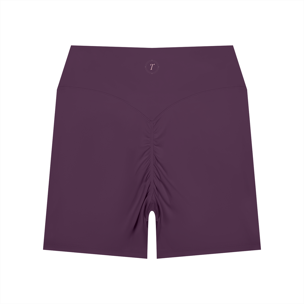 T-ToP Women’s High Waisted Yoga Biker Shorts