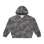 Spinal Phases Vintage Wash Leopard Full Zip Hoodie