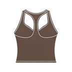 T-ToP Women’s Topstitching Yoga Tank Top
