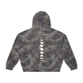 Spinal Phases Vintage Wash Leopard Full Zip Hoodie