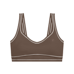 T-ToP Women’s Topstitching Yoga Sports Bra