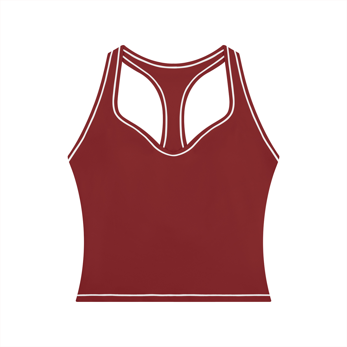 T-ToP Women’s Topstitching Yoga Tank Top