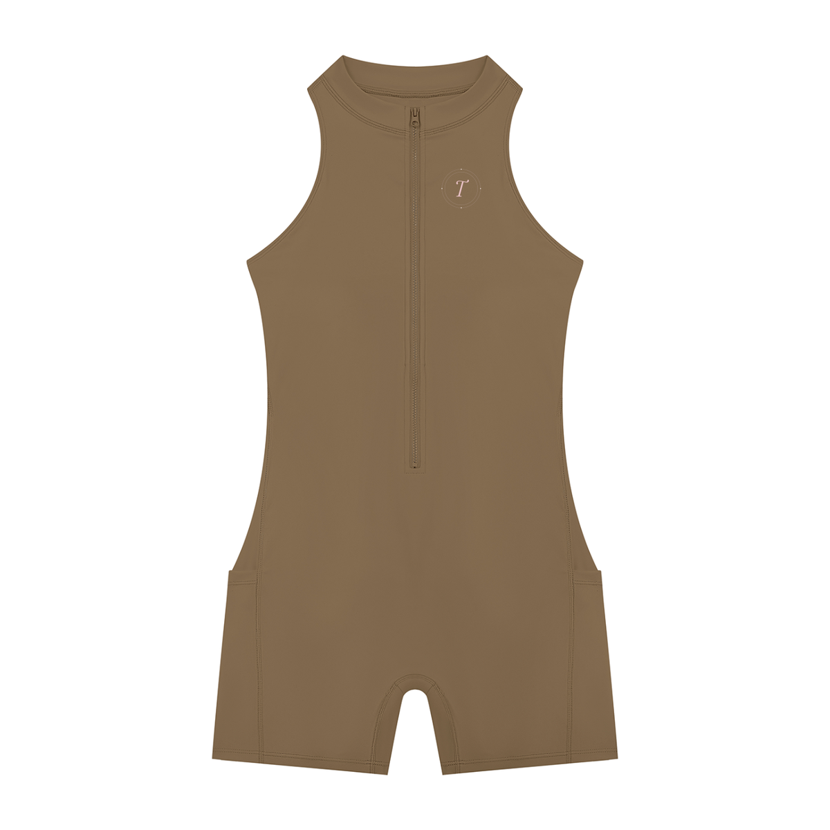 Women’s Quarter-Zip Yoga Romper