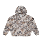 Spinal Phases Vintage Wash Leopard Full Zip Hoodie