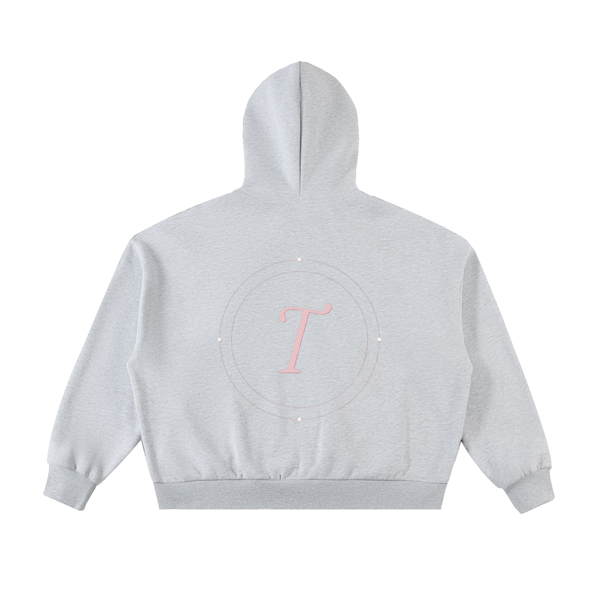 T-ToP Fleeced Full-Zip Boxy Hoodie