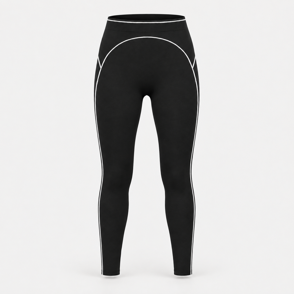 T-ToP Women's High Rise Topstitching Leggings