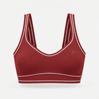 T-ToP Women’s Topstitching Yoga Sports Bra