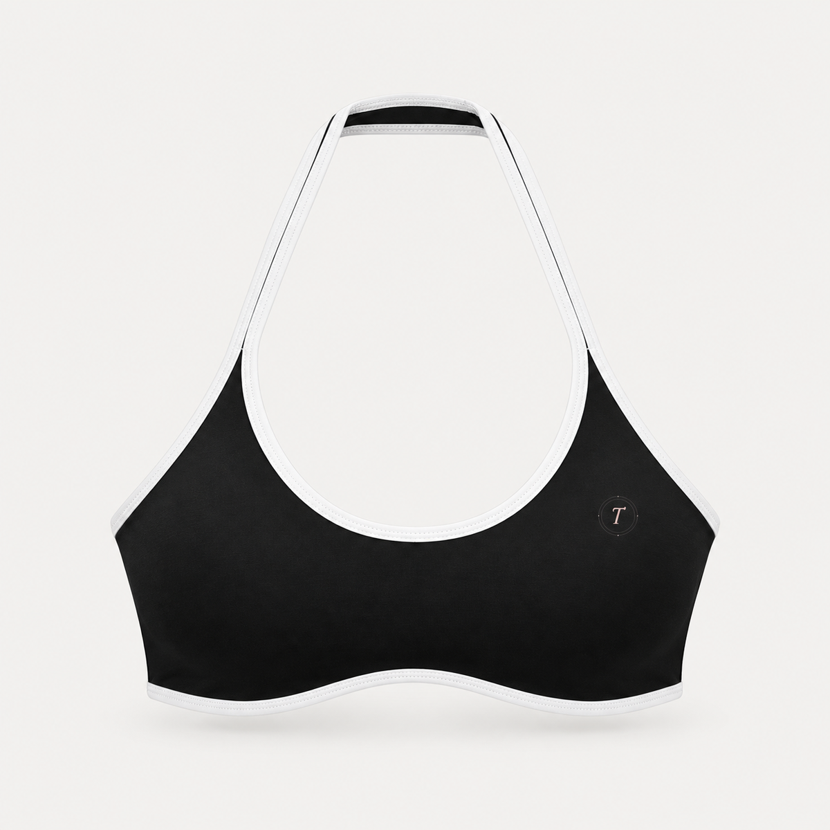 Women's Halter Color Block Yoga Sports Bra